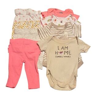 Baby Girl Bundle Newborn 8 piece